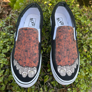 Big Foot Custom Slip On Shoes