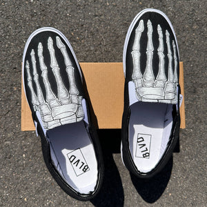 Skeleton Feet Slip On Shoes