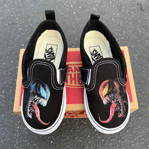 VN Kids Shoes - All Black Slip Ons
