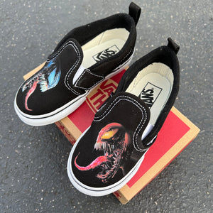 VN Kids Shoes - All Black Slip Ons