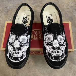 Big Skull Head Slip Ons