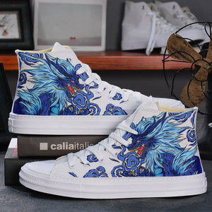 Original GR Wave Dragon High Canvas Shoes