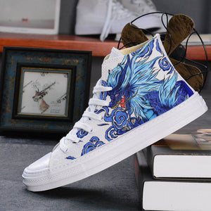 Original GR Wave Dragon High Canvas Shoes