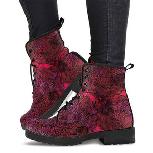 Red Mandala Boots