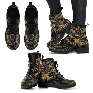 Gold Lotus Boots