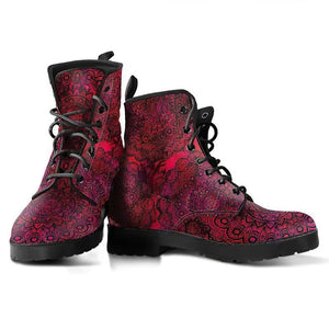 Red Mandala Boots