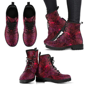 Red Mandala Boots