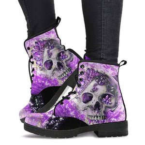Crystal Skull Gothic Hiking Boots