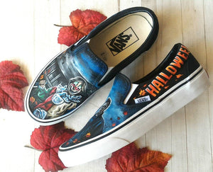 Scary Halloween Holiday Shoes