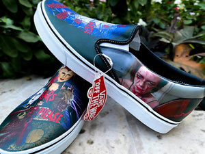 Classic Black and White HR3 Slip Ons