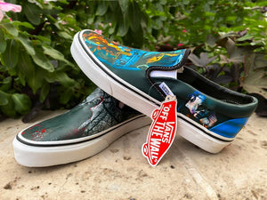 Classic Black and White HR2 Slip Ons