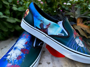 Classic Black and White HR3 Slip Ons