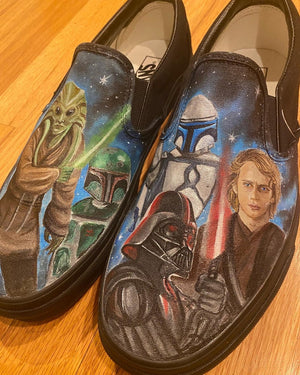 SW hand-painted shoes