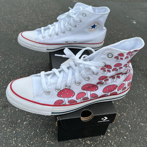 Red Mushroom Custom High Top Shoes