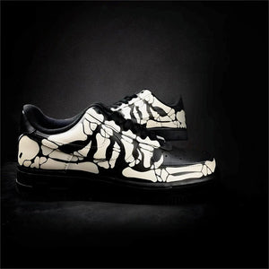 Custom Halloween Skull Shoes
