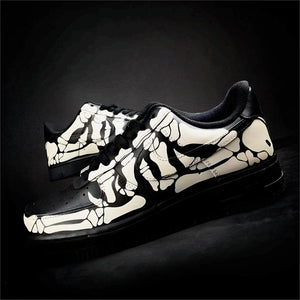 Custom Halloween Skull Shoes