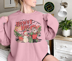 Retro Christmas, Happy Holidays Sweatshirt