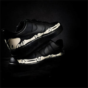 Custom Halloween Skull Shoes