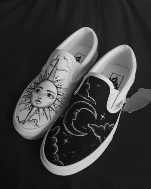 Moon And Sun Classic Slip Ons