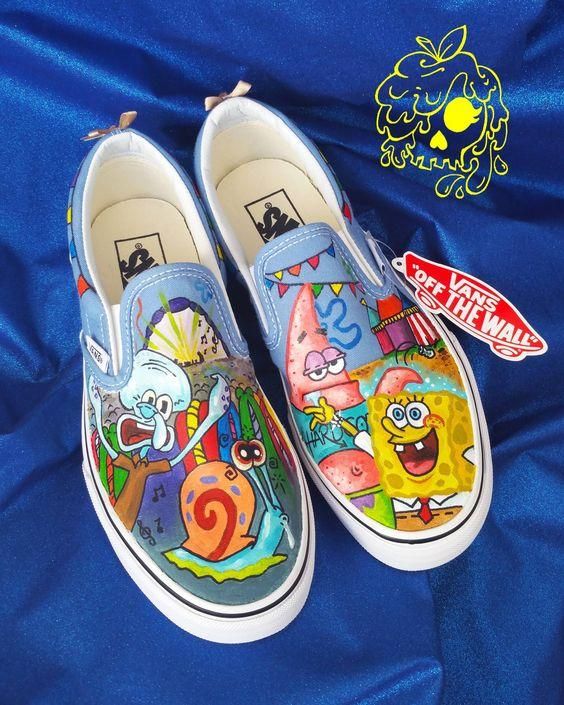 Hand Painted SP02 Slip Ons