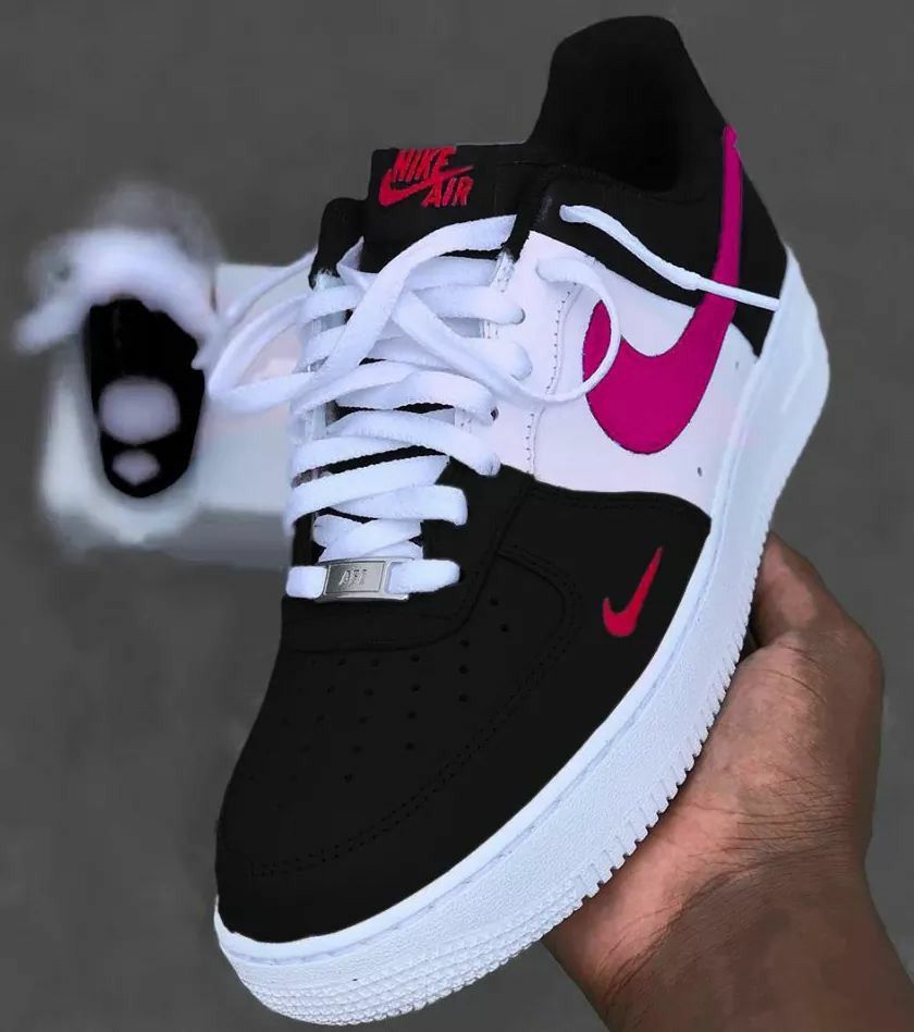 Black Cherry Pop Hand Painted Shoes