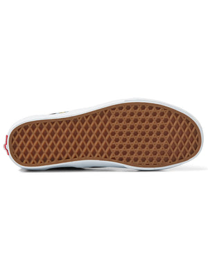 Blue Flowers Classic Slip-On Shoes