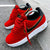 Red Hand Painted Shoes AF023