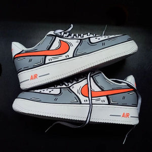Hand-Painted Shoes AF022