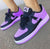 Neon Shadow Hand Painted Shoes