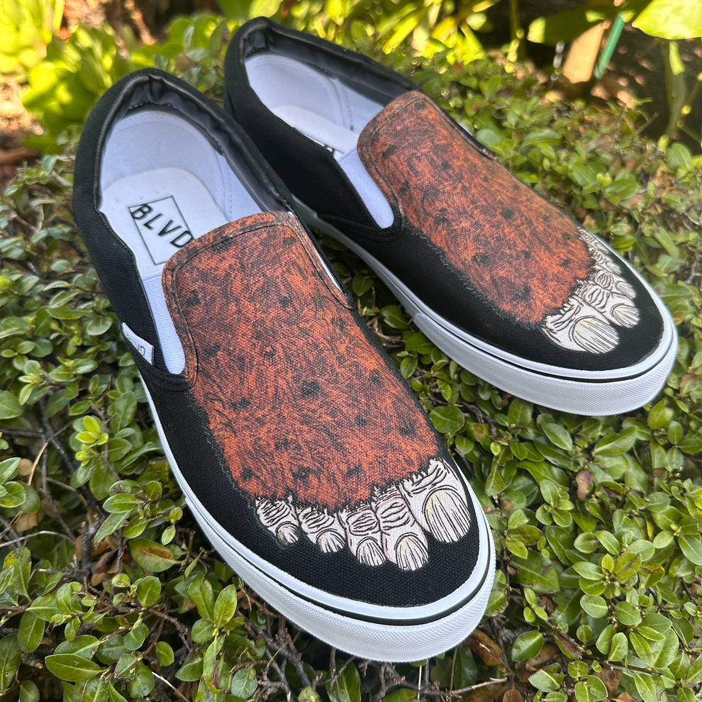Big Foot Custom Slip On Shoes