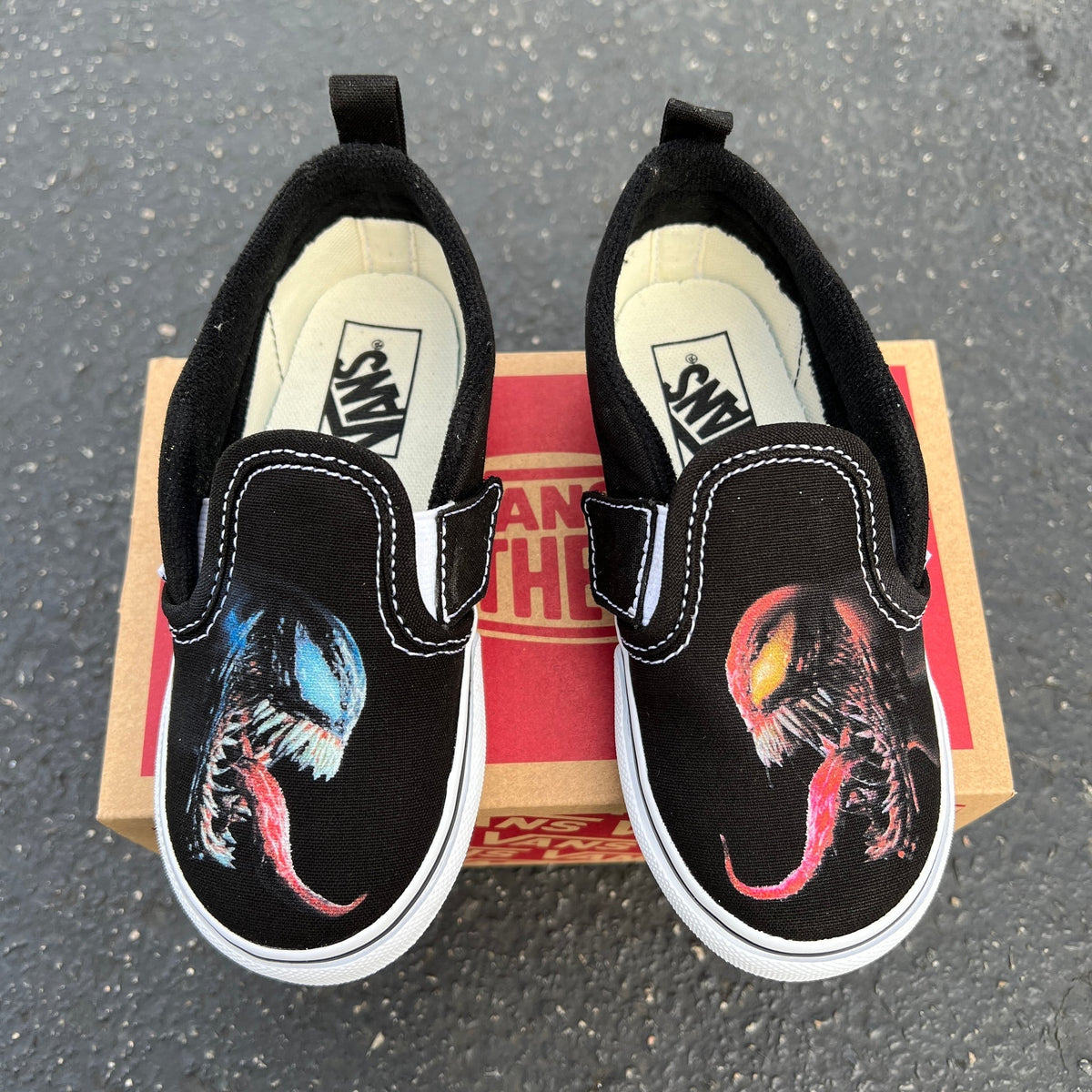 VN Kids Shoes - All Black Slip Ons