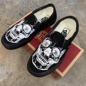 Big Skull Head Slip Ons