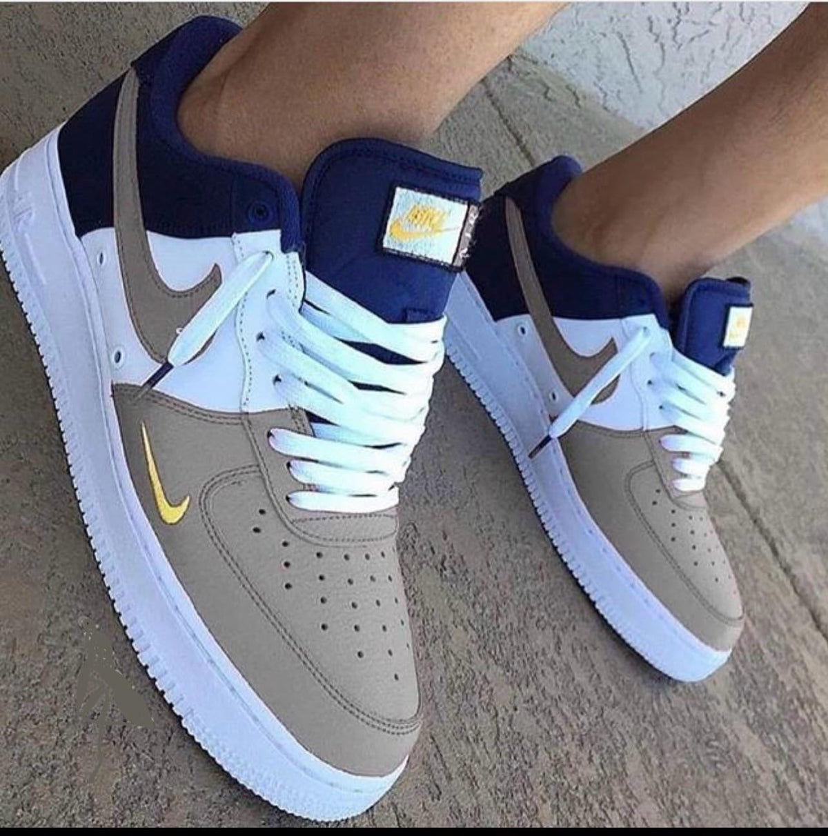 Sailor Cream Hand Painted Shoes