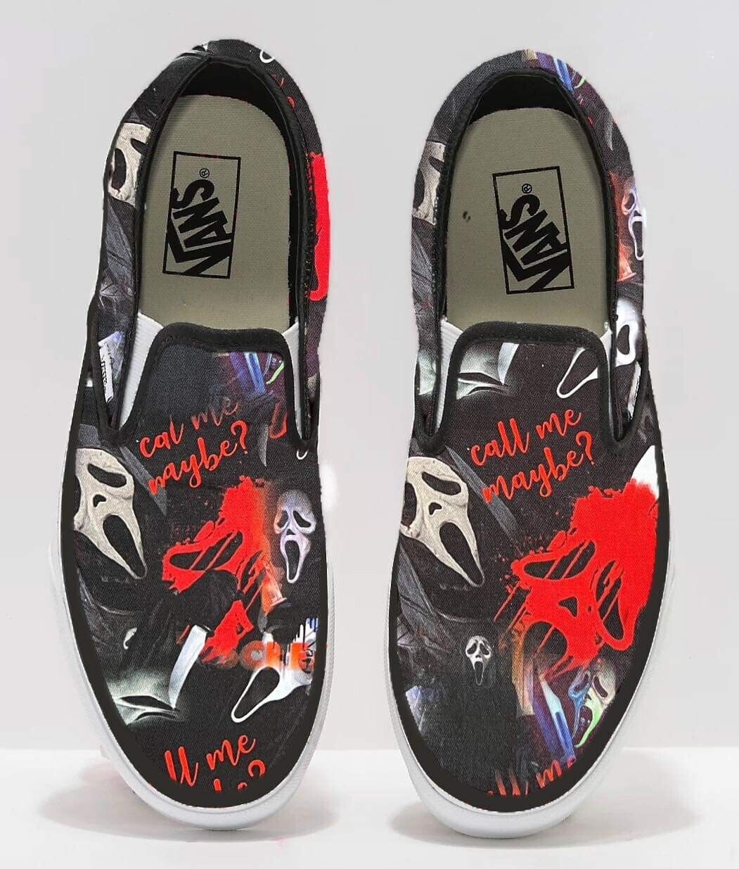 Classic Black and White HR6 Slip Ons