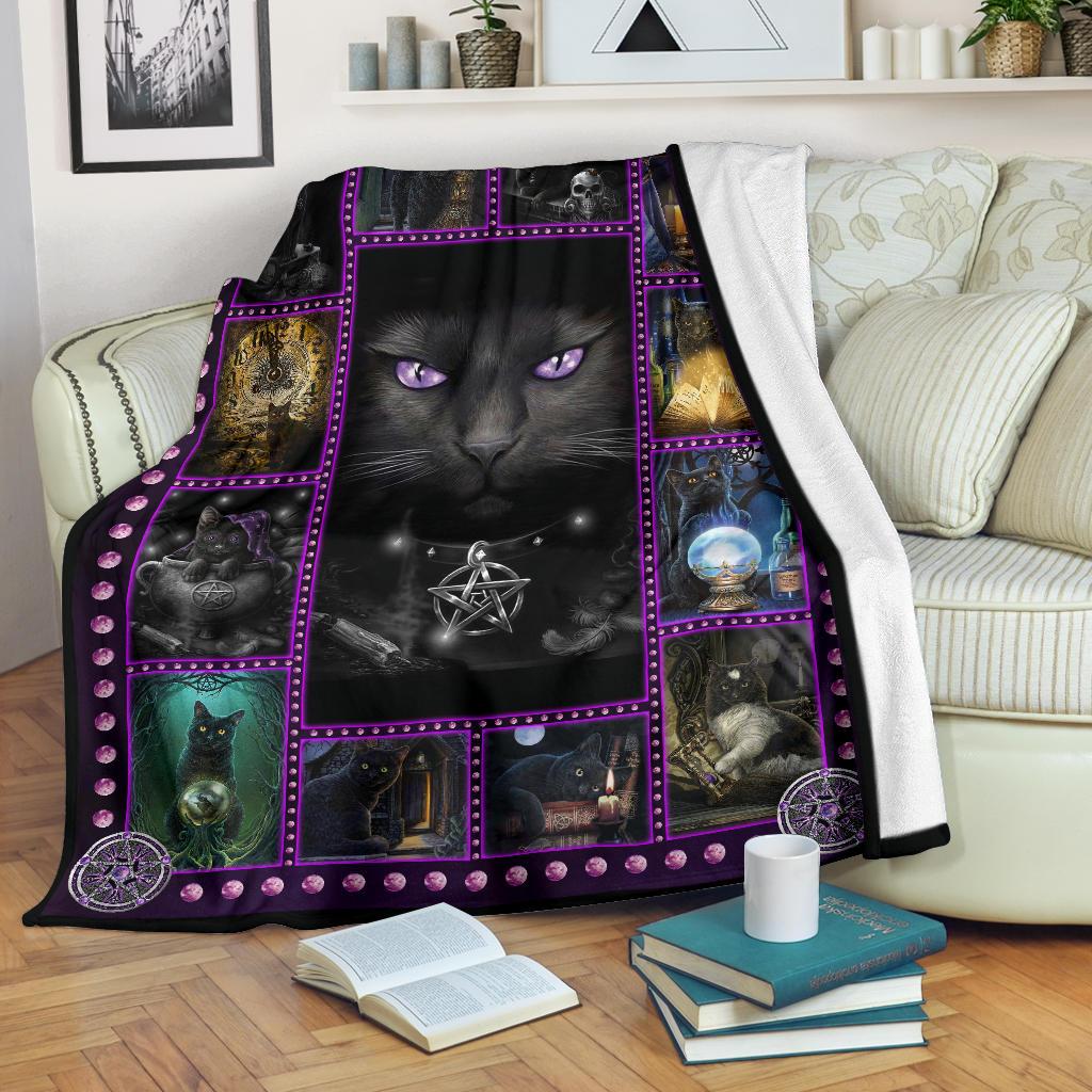 Black Cat Blanket