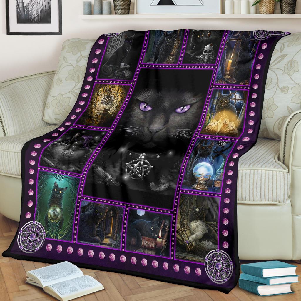 Black Cat Blanket