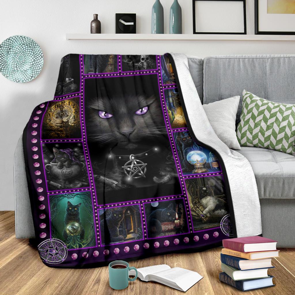 Black Cat Blanket