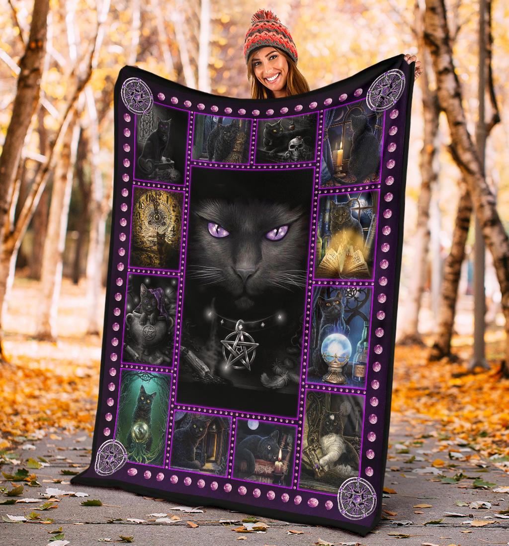 Black Cat Blanket
