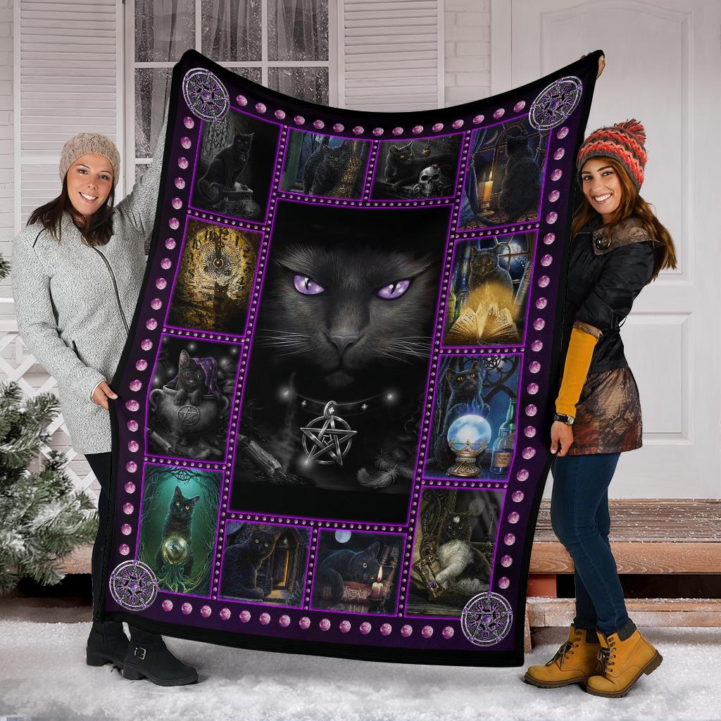 Black Cat Blanket