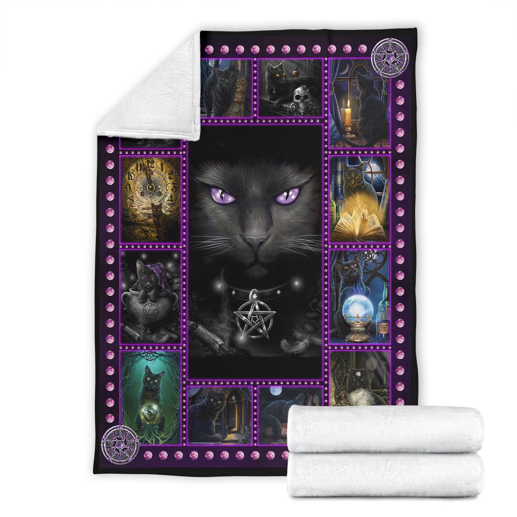 Black Cat Blanket