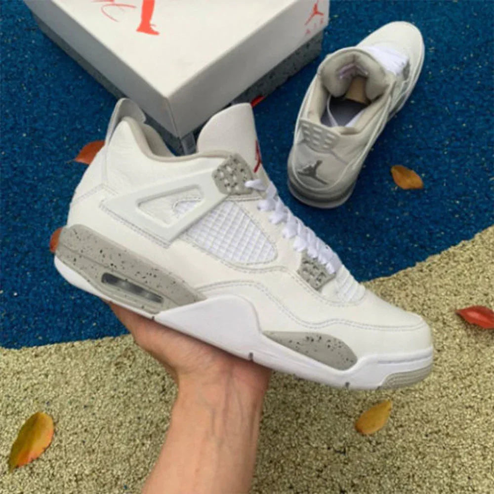 Air Jd 4 Retro White Oreo
