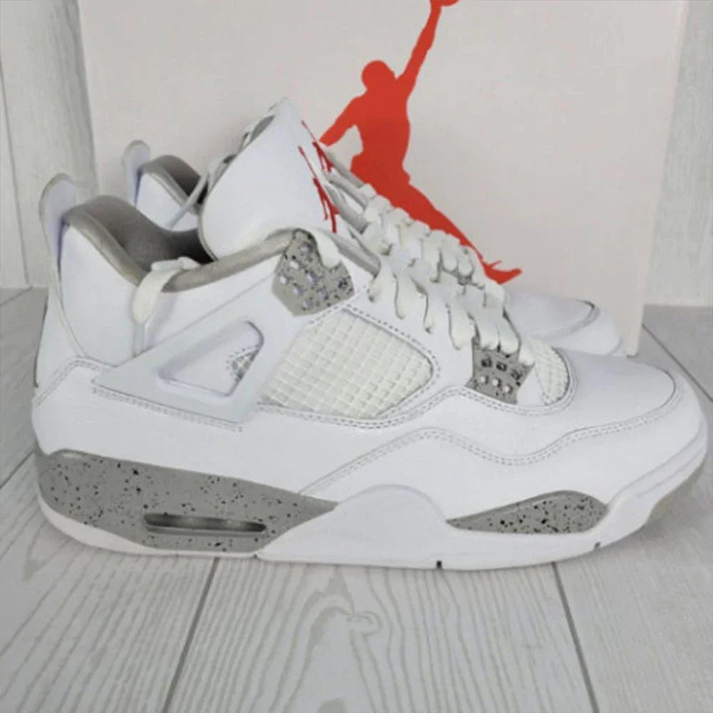 Air Jd 4 Retro White Oreo