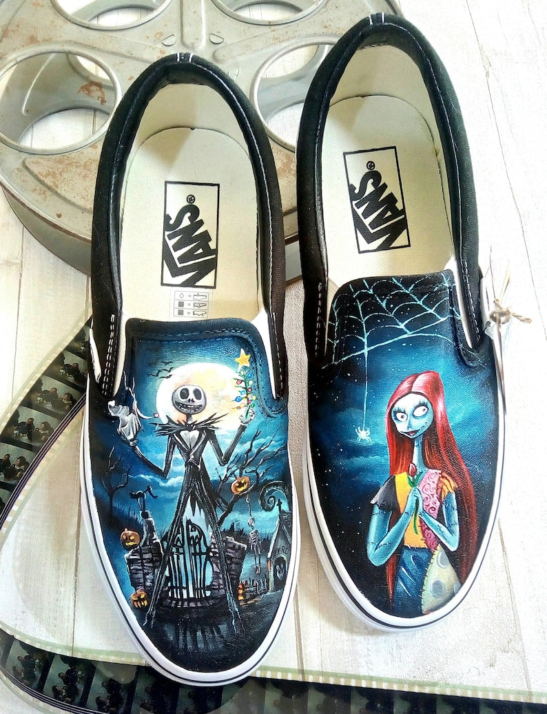 Hand painted wedding shoes, wedding shoes