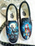 Hand painted wedding shoes, wedding shoes