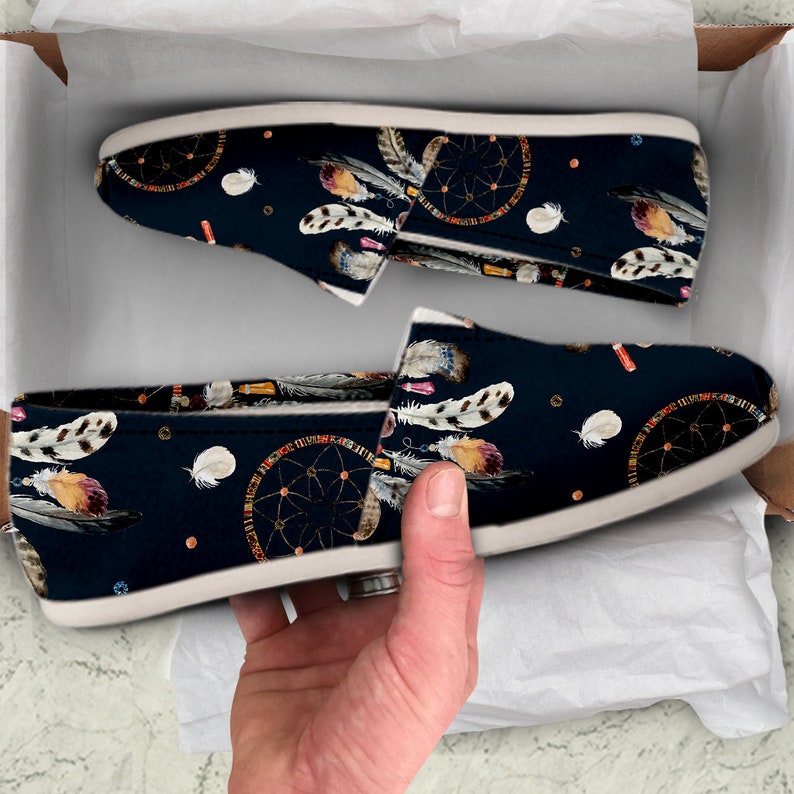 Dream Catchers Spiritual Boho Chic Slip Ons