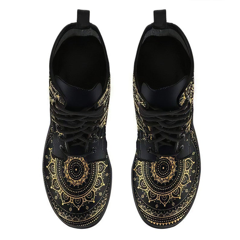 Gold Lotus Boots