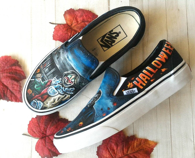 Scary Halloween Holiday Shoes