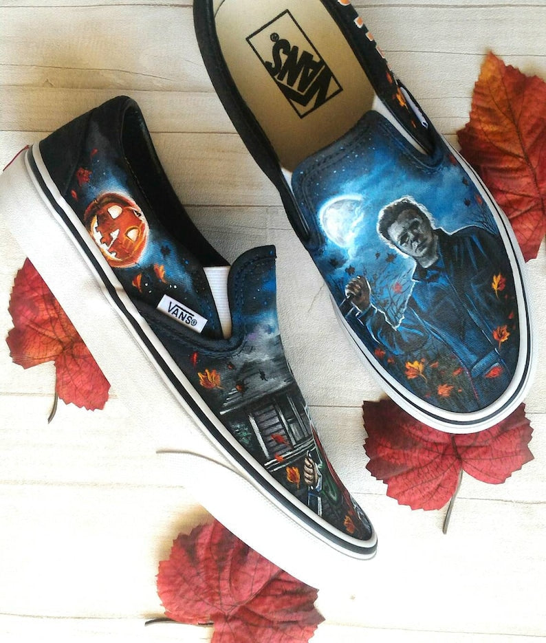 Scary Halloween Holiday Shoes