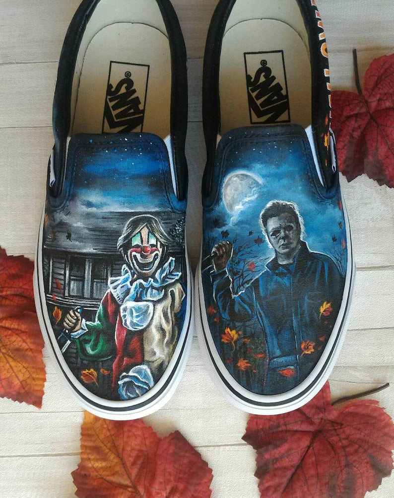 Scary Halloween Holiday Shoes