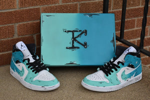 Blue Fade Jd1s Sneakers